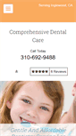 Mobile Screenshot of inglewooddentist.net